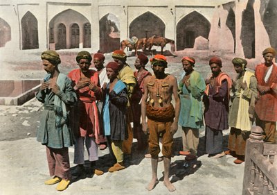 Téhéran. Procession des martyrs derviches - Unbekannt