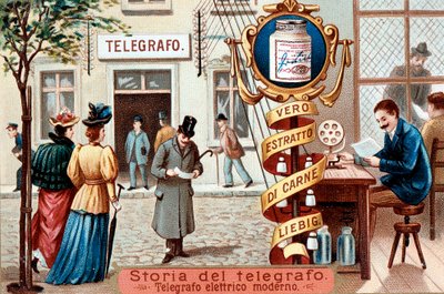 Bureau du télégraphe, vers 1900 - Unbekannt