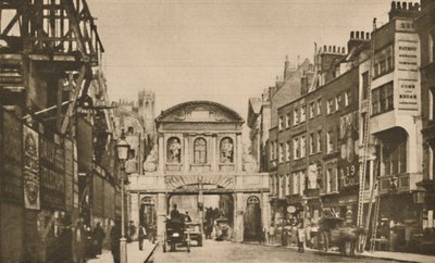 Temple Bar : La frontière de la ville dans le Strand en 1878, vers 1935 - Unbekannt