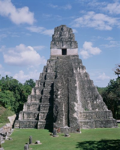 Temple du Jaguar (Temple 1) Maya, Période Classique Tardive vers 600-900 - Unbekannt