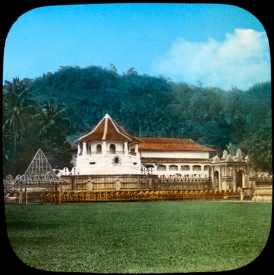 Temple de la Dent Sacrée, Kandy, Ceylan, fin 19e ou début 20e siècle - Unbekannt
