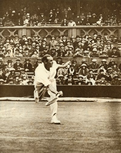 Match de tennis sur le court central à Wimbledon, vers les années 1930, 1935 - Unbekannt