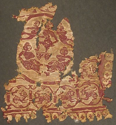 Fragment de textile, byzantin, IVe-VIe siècle - Unbekannt