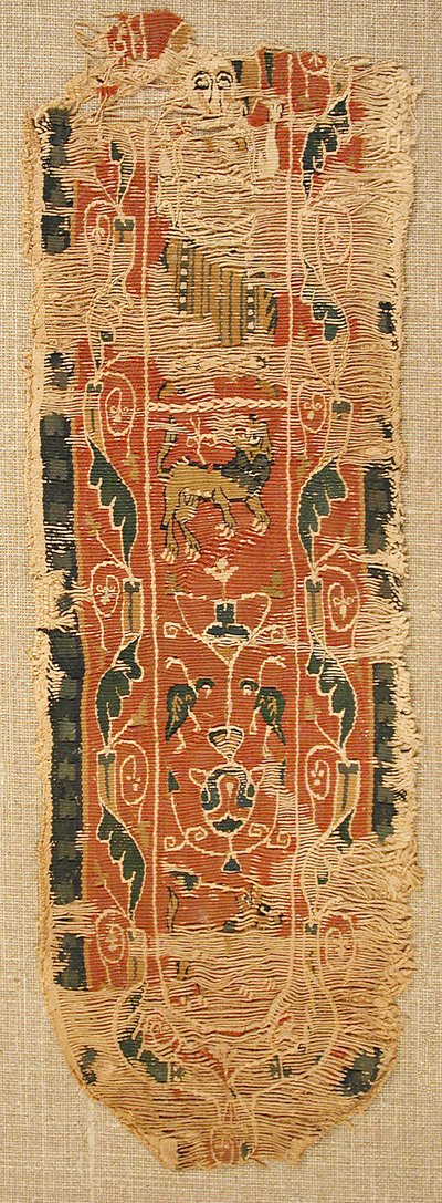 Fragment de textile, byzantin, VIIIe-IXe siècle - Unbekannt