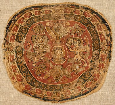 Fragment de textile, byzantin, 8e-9e siècle - Unbekannt