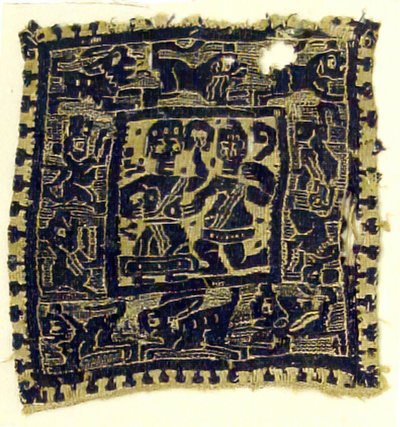 Fragment de textile, copte, début du 6e siècle - Unbekannt