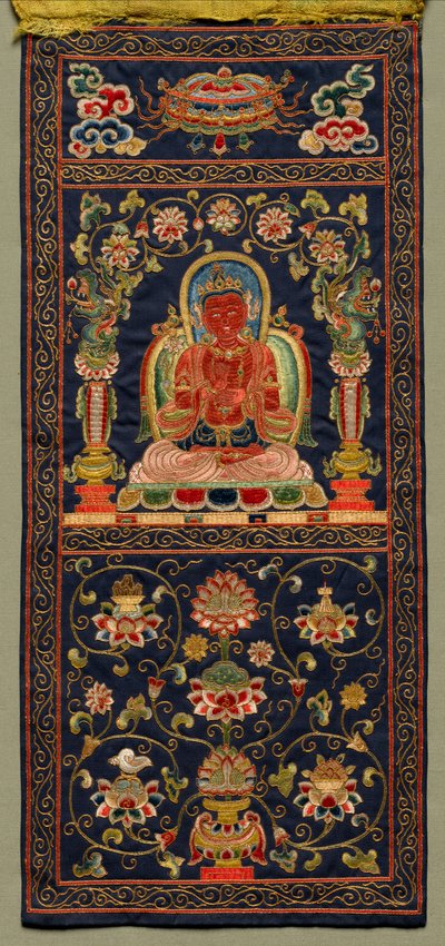 Thangka avec le septième Bodhisattva, 1368 - 1424 - Unbekannt
