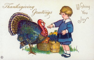 Salutations de Thanksgiving. Vous souhaitant de la joie. - Unbekannt