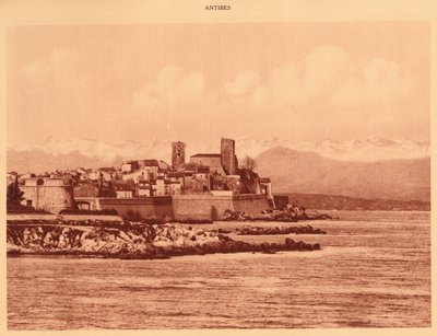 La crête des Alpes et Antibes, 1930 - Unbekannt