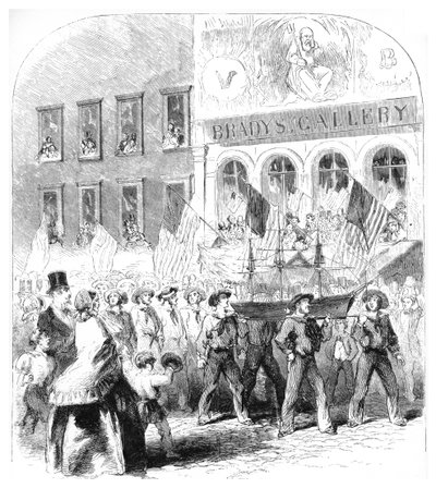 Le câble télégraphique atlantique, Parade, vers 1858 - Unbekannt