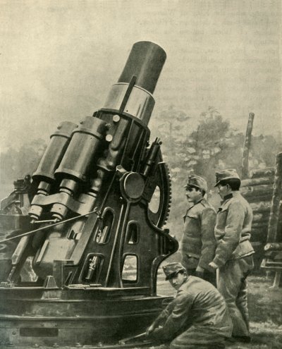 Le Mortier de Siège Autrichien de 12 pouces, 1914-1918, vers 1920 - Unbekannt