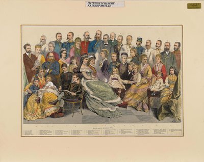 La Famille Impériale Autrichienne, 1879 - Unbekannt