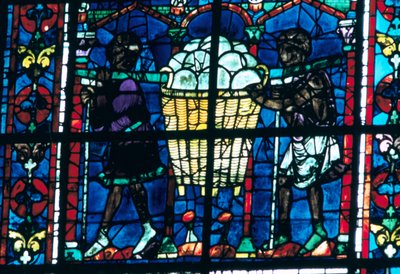 Les boulangers, vitrail, cathédrale de Chartres, France, 1194-1260 - Unbekannt
