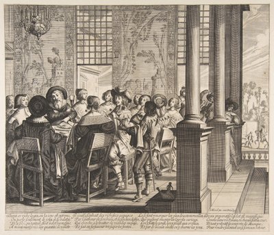 Le Banquet pour le retour du fils prodigue, vers 1636 - Unbekannt