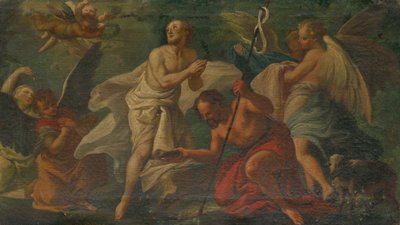 Le baptême du Christ dans le Jourdain - Unbekannt