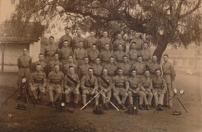 Les signaleurs du bataillon du premier bataillon, le régiment royal West Kent de la reine. Poona - Unbekannt
