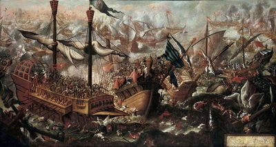 La Bataille de Lépante, 17ème siècle - Unbekannt