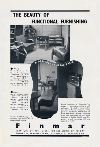 La beauté du mobilier fonctionnel - Finmar, 1939 - Unbekannt