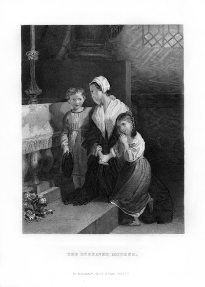 La mère endeuillée, 1872 - Unbekannt