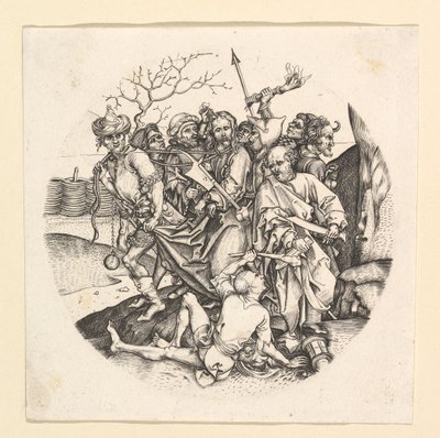 La trahison du Christ (copie en rondel) - Unbekannt