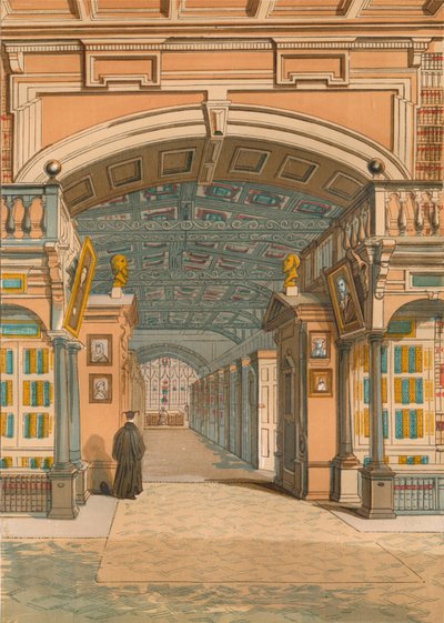 La Bibliothèque Bodléienne, Oxford, vers 1845, 1864 - Unbekannt