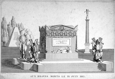 Les Braves Morts du 18 juin 1815, XIXe siècle - Unbekannt