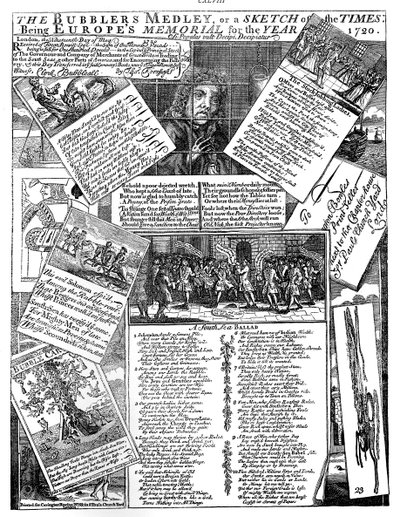 Le Méli-mélo des spéculateurs, ou une esquisse des temps, 1720 - Unbekannt