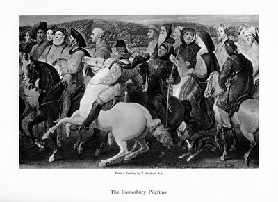 Les pèlerins de Canterbury, XIXe siècle - Unbekannt