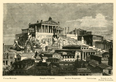 Le Capitole, depuis la restauration du Mont Palatin, 1890 - Unbekannt