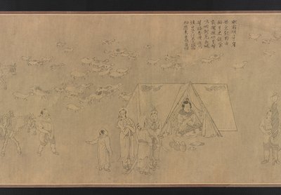 La Captivité de Cai Wenji, dynastie Ming, 14e-15e siècle - Unbekannt