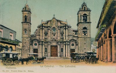 La Cathédrale, La Havane, Cuba, vers 1910 - Unbekannt