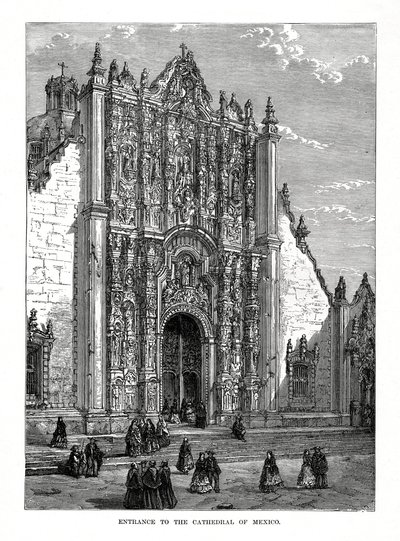 La Cathédrale, Mexico, Mexique, 19ème siècle - Unbekannt