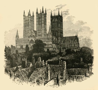 La cathédrale, vue du sud-ouest, 1898 - Unbekannt