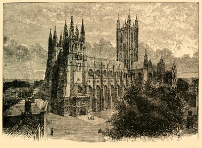 La cathédrale depuis le sud-ouest, 1898 - Unbekannt