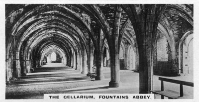 Le Cellarium, Abbaye de Fountains, Yorkshire, vers 1920 - Unbekannt