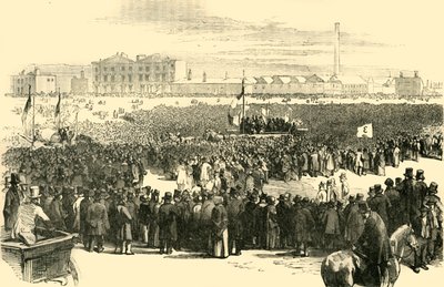 Réunion chartiste sur Kennington Common, 1848, vers 1878 - Unbekannt