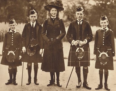 Les enfants du roi George V et de la reine Mary - Unbekannt