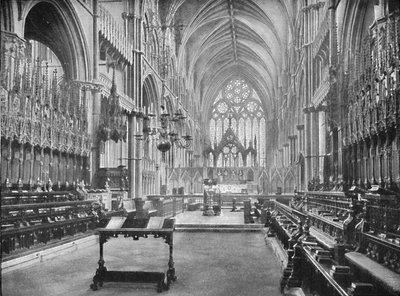 Le Chœur, Cathédrale de Lincoln, 1902 - Unbekannt