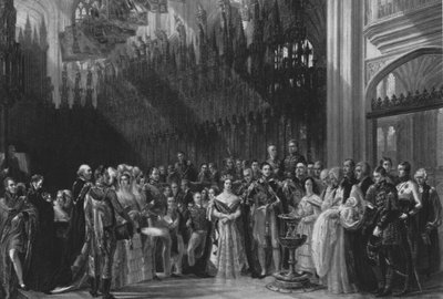 Le baptême du prince de Galles, 25 janvier 1842, 1901 - Unbekannt