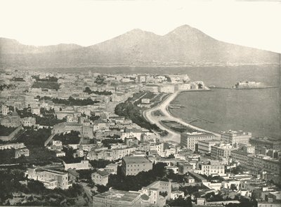 La ville, la baie et le Vésuve, Naples, Italie, 1895 - Unbekannt