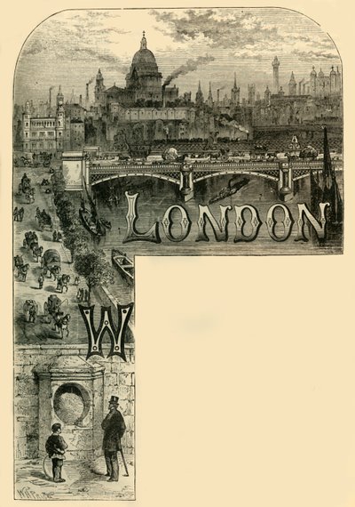 La ville de Londres, vers 1872 - Unbekannt