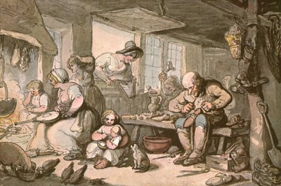 La famille heureuse des cordonniers, vers 1900 - Unbekannt