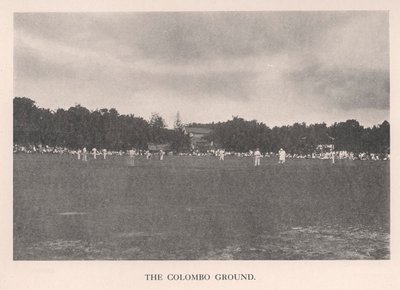 Le terrain de cricket de Colombo, Ceylan, 1912 - Unbekannt