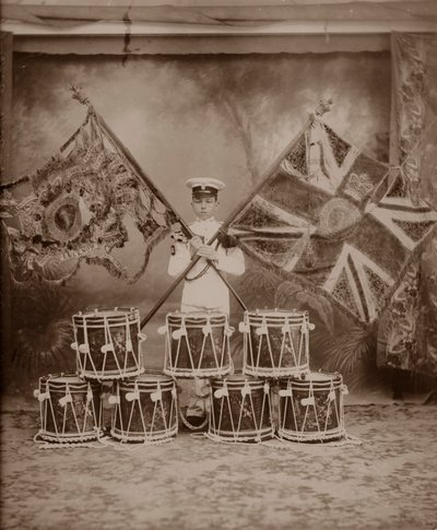 Les couleurs des 1er Royal Munster Fusiliers, Rangoon, Birmanie, 1913 - Unbekannt