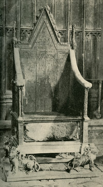 Le Trône du Couronnement, contenant la Pierre Ancienne, 1902 - Unbekannt
