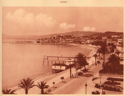 La Croisette et Mont Chevalier, Cannes, 1930 - Unbekannt