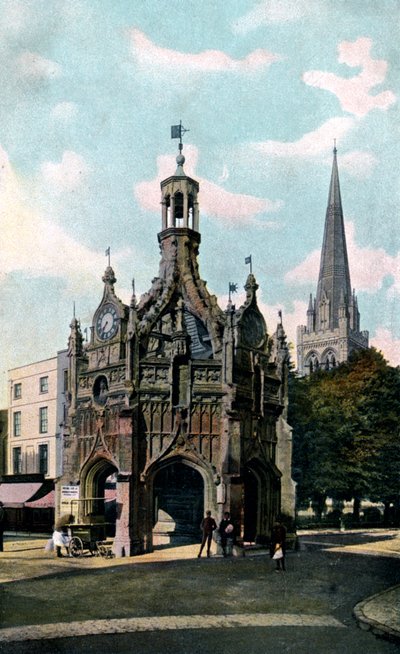 La Croix et la Cathédrale, Chichester, West Sussex, début du XXe siècle - Unbekannt