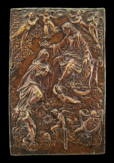 Le Couronnement de la Vierge, seconde moitié du 16ème siècle - Unbekannt