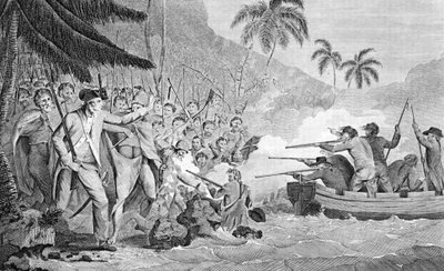 La mort du capitaine James Cook le 14 février 1779, 1784 - Unbekannt
