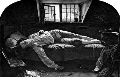 La Mort de Chatterton, 1856-1900 - Unbekannt